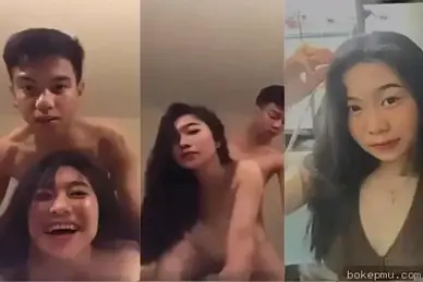 Cewek cantik lagi horny suka banget digoyang doggy